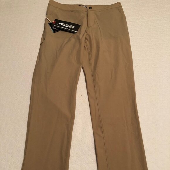 Mountain Khakis Trail Pants Women's 6 Stretch Cargo Classic Slim Fit Tan - Picture 2 of 10